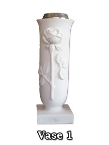Grave Side Vase from Nolan Stoneworks